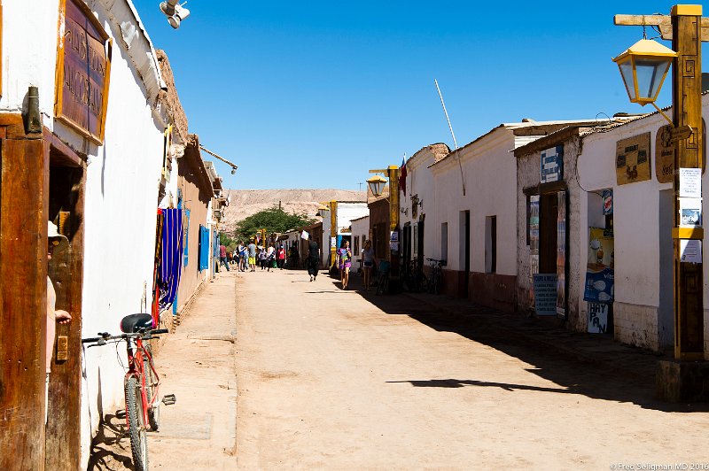 20160329_115320 D3S.jpg - Main street San Pedro de Atacama.  Practically anything you want can be purchased.  Very popular with trekkers from all over the world